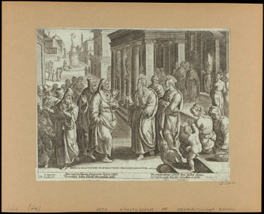 The Blinding of Elymas 1582 print by Stradanus, S.I 55776, Prints ...