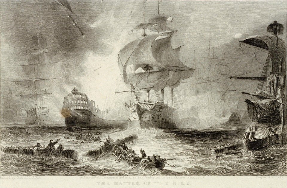 The Battle of the Nile. Presented to Greenwich Hospital by the Directors of the British Institution RMG PU4021