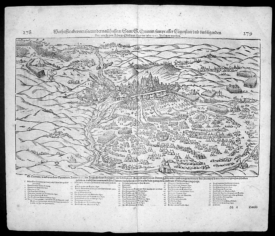 The battle of St. Quintin, Picardy (1577)