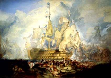 The Battle of Trafalgar, 21 October 1805 RMG BHC0565