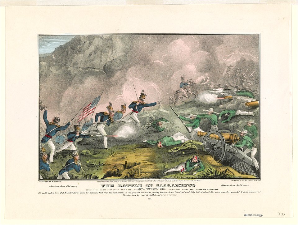 The battle of Sacramento- fought February 28th 1847 LCCN90709394