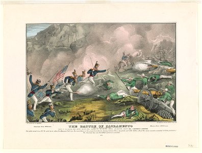 The battle of Sacramento- fought February 28th 1847 LCCN90709394
