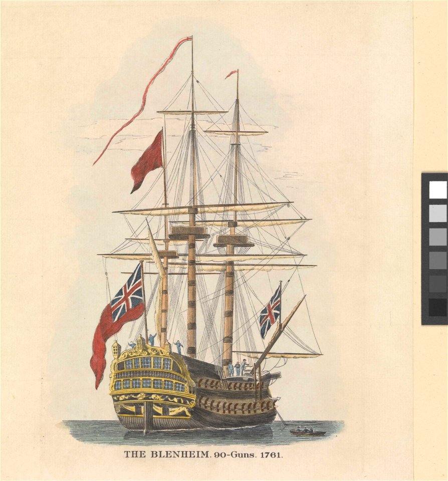 The Blenheim 90 Guns 1761 RMG PW7947