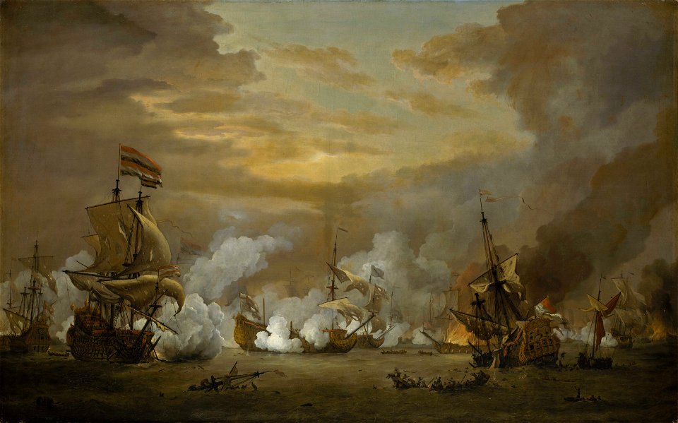 The Battle of the Texel, 11-21 August 1673 RMG BHC0314