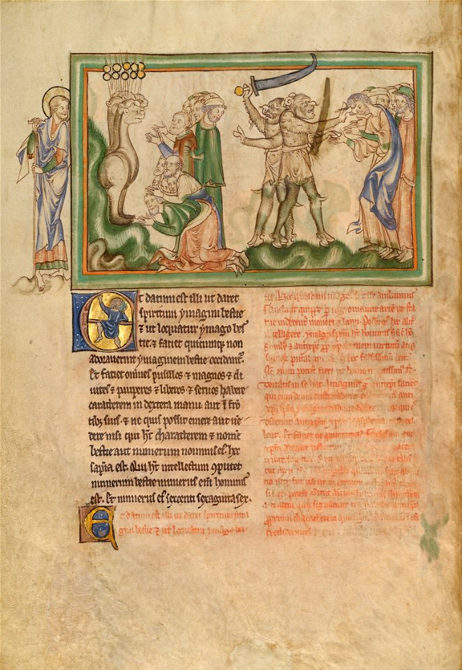 The Beast from the Earth Killing People and People Receiving the Mark of the Beast - Google Art Project