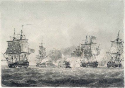 The Battle of Camperdown, 11 October 1797 RMG PW5875