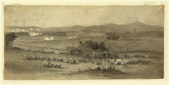 The battle of Cedar Mountain. Night at the hospitals. Arrival of Gen. McDowell's Corps LCCN2004661434