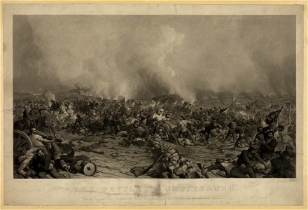 The battle of Gettysburg - P.F. Rothermel 1870 ; P.F. Rothermel pinx. ; John Sartain sculp. LCCN2006678602