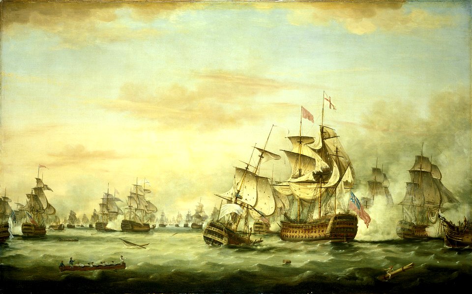 The Battle of The Saints, 12 April 1782- End of the Action RMG BHC0445