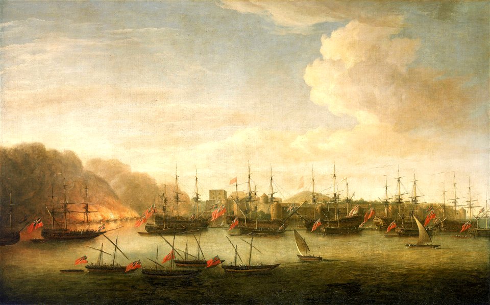 The Battle of La Hogue, 23 May 1692 RMG L6228