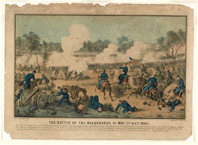 The battle of the Wilderness Va. May 5th & 6th 1864 LCCN90714911