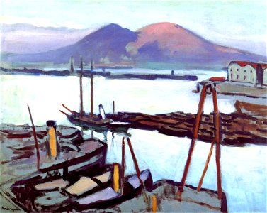 The Bay of Naples at Sunset Albert Marquet (1908)