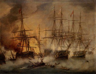 The Battle of Navarino, 20 October 1827 RMG BHC0622