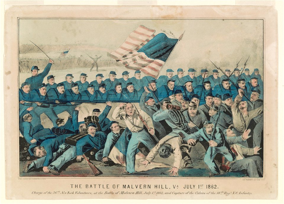 The battle of Malvern Hill, Va. July 1st 1862 LCCN90709064