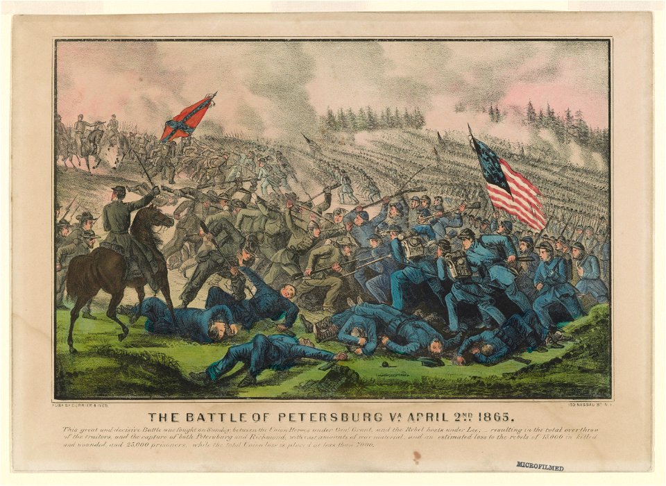 The battle of Petersburg Va. April 2nd 1865 LCCN90714972
