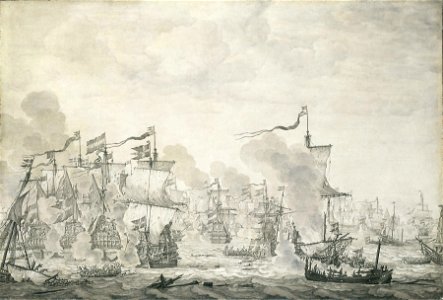 The Battle of the Sound, 8 November 1658 RMG BHC0280