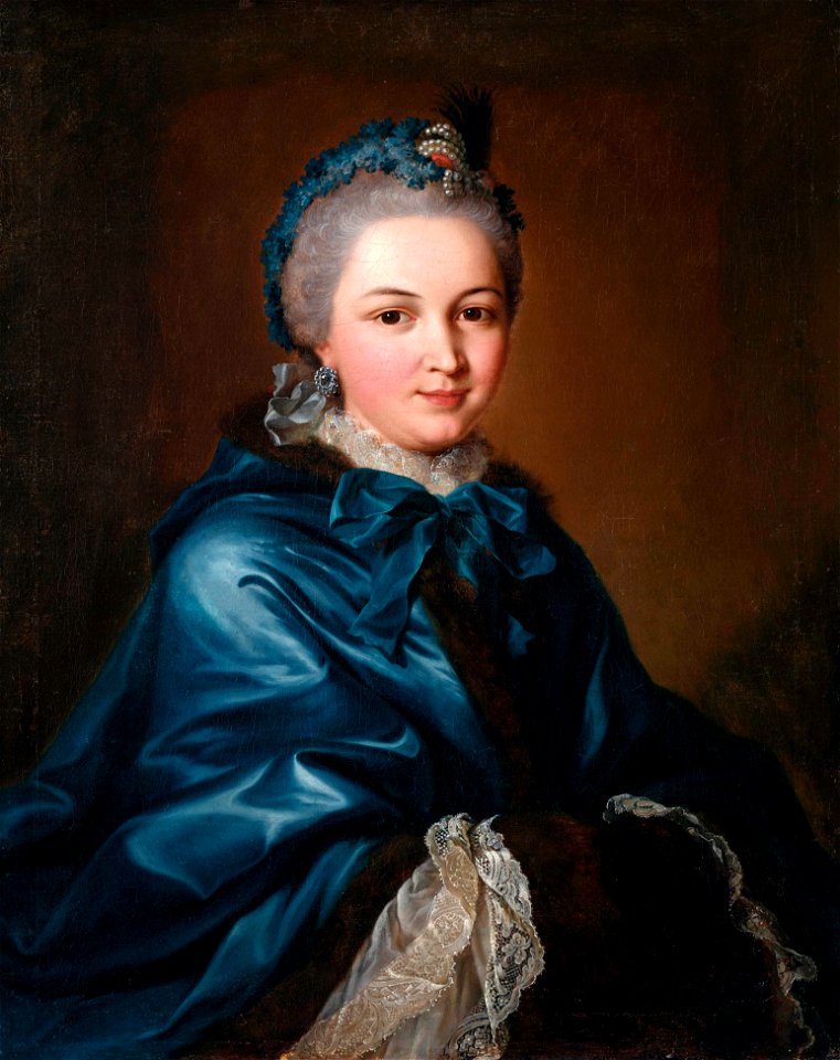The blue lady, by Johann Heinrich Tischbein the Elder