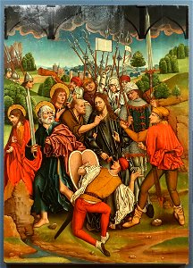 The Betrayal of Christ by Fernando Gallego and workshop, 1480-1488, oil on panel - University of Arizona Museum of Art - University of Arizona - Tucson, AZ - DSC08377