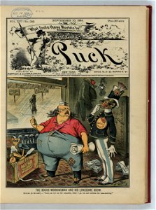 The bogus workingman and his lonsome boom - F. Opper. LCCN2011661825