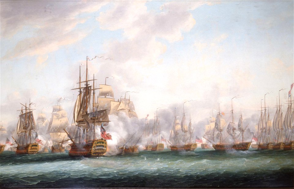The Battle of the Saints, 12 April 1782 RMG BHC0444