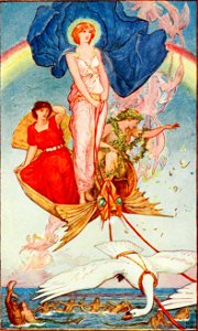 The book of romance - color plate facing page 318