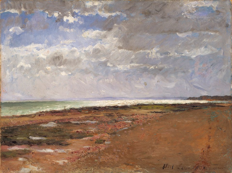The Beach at Luc (Carl Fredrik Hill) - Nationalmuseum - 23115