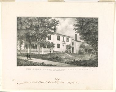 The birth place of Genl. Frank Pierce, Hillsboro New Hampshire LCCN2017660144
