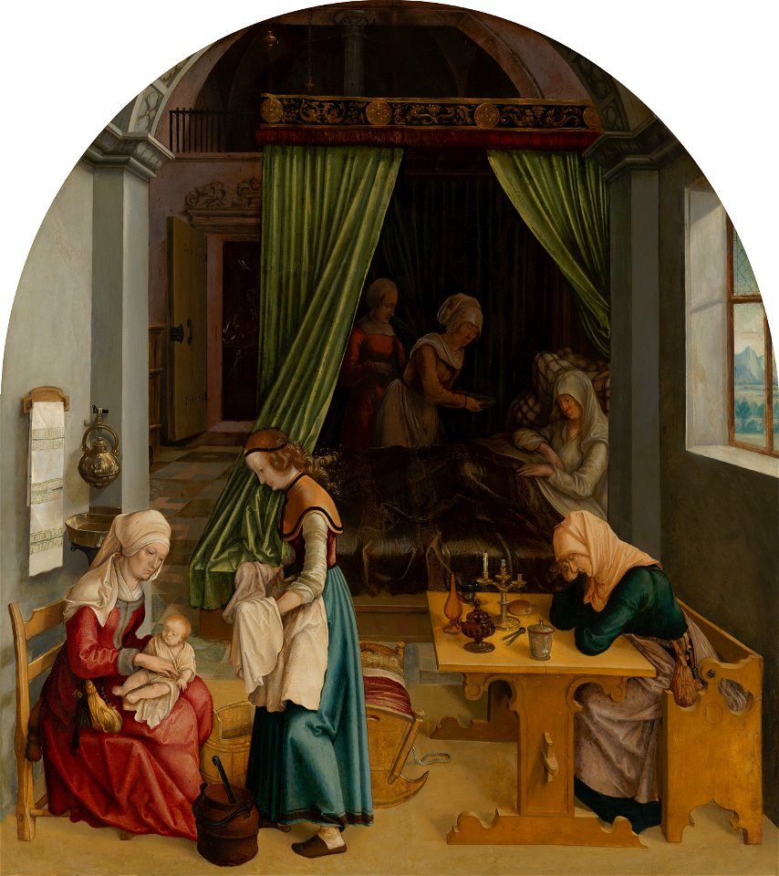 The Birth of Mary German School Mauritshuis 897
