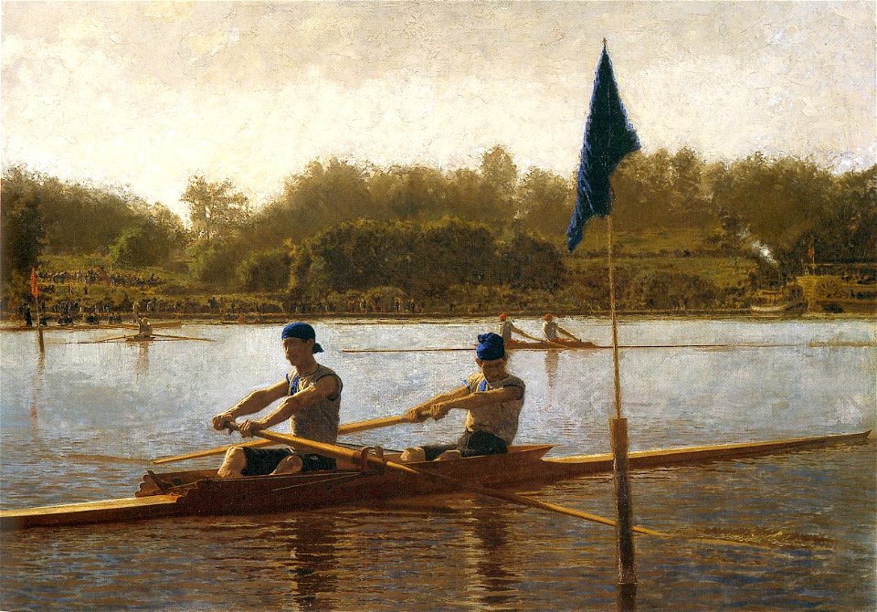 The biglin brothers turning the stake-boat thomas eakins
