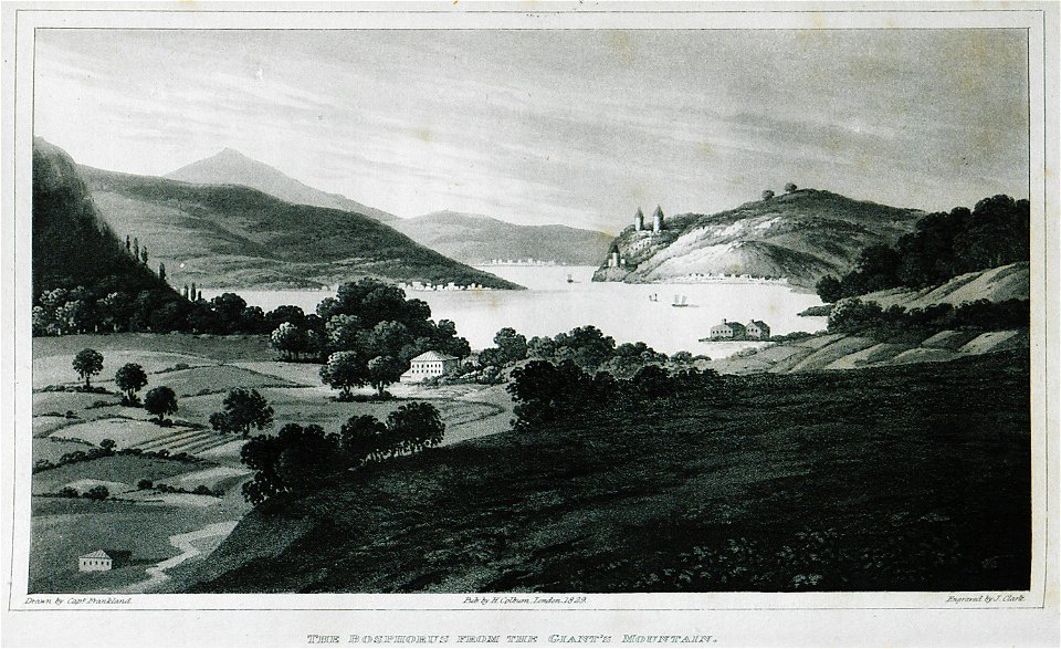 The Bosphorus from the Giant's Mountain - Frankland Charles Colville - 1829