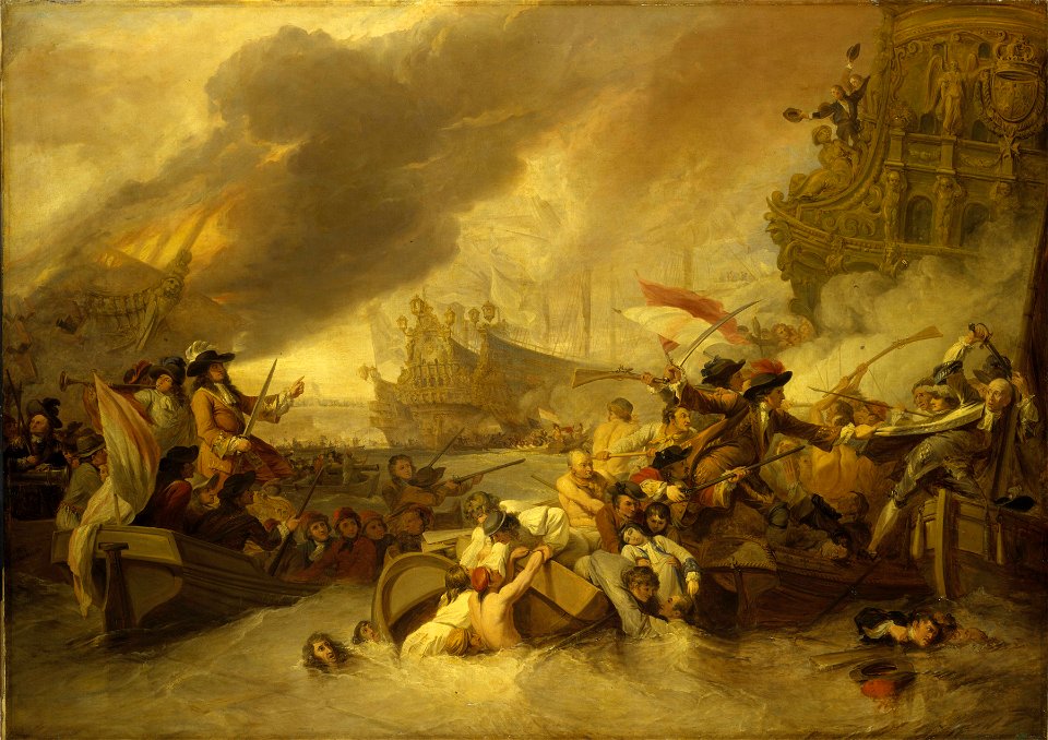 The Battle of La Hogue, 23 May 1692 RMG BHC0339