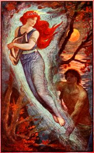 The book of romance - color plate facing page 301