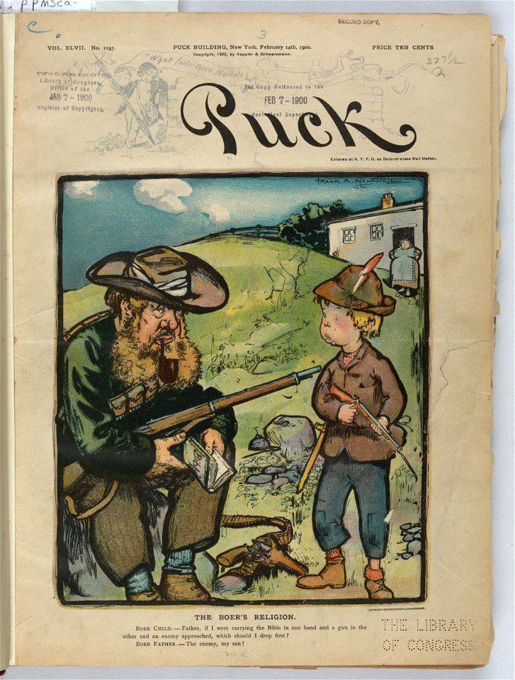 The Boer's religion - Frank A. Nankivell '00. LCCN2010646240