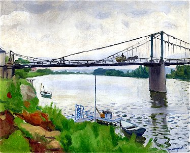 The Bridge at Triel Albert Marquet