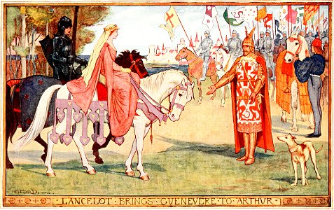 The book of romance - color plate facing page 132