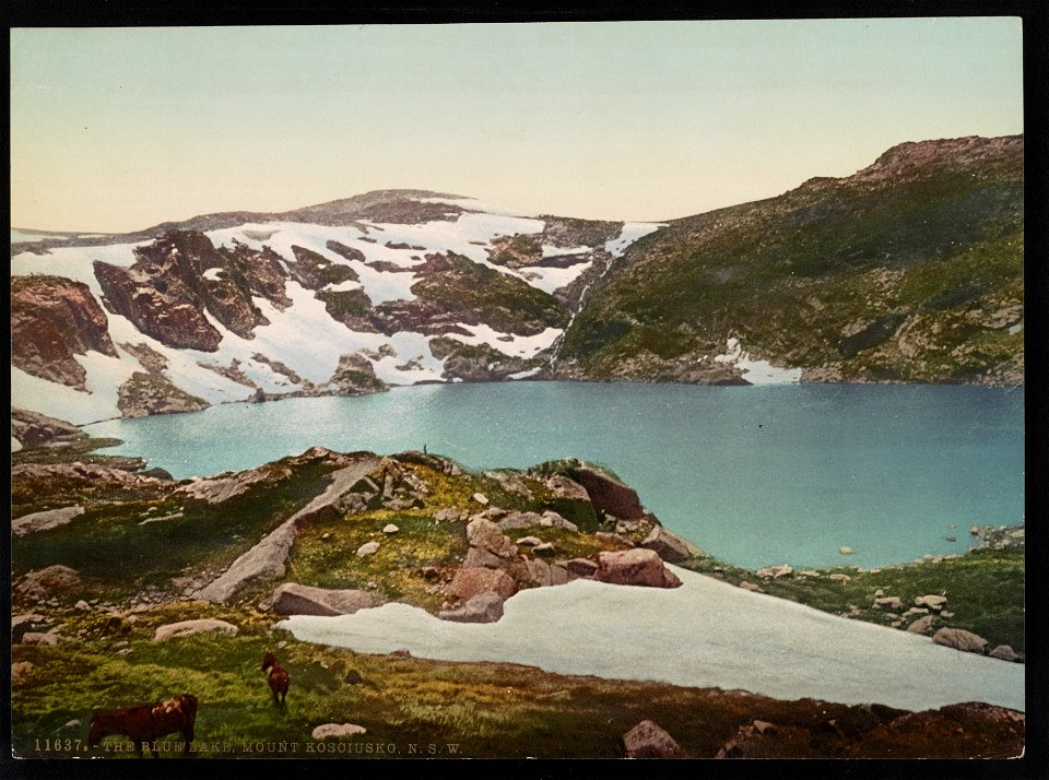 The Blue Lake, Mount Kosciusko, N.S.W. LCCN2017657827
