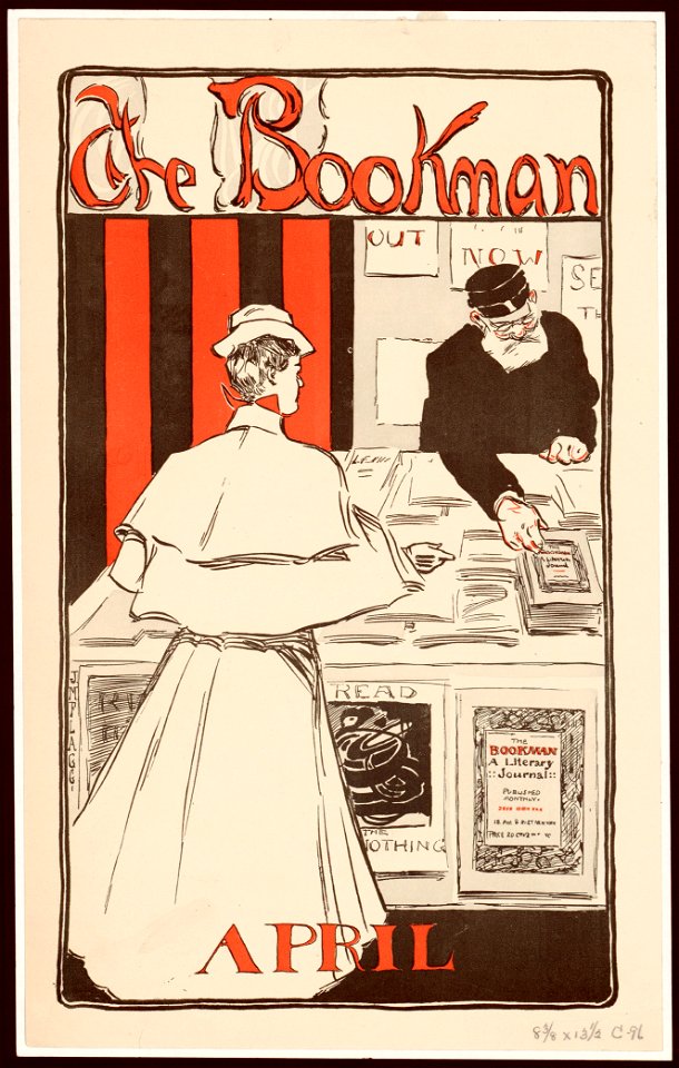 The bookman-April - JM Flagg. LCCN96525230