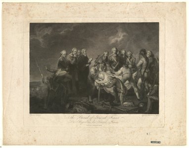 The burial of General Fraser. Die Begräbnis des General Fraser LCCN2003679949