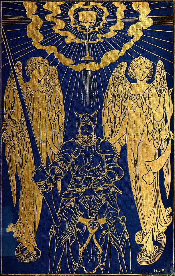The book of romance - illustration at binding