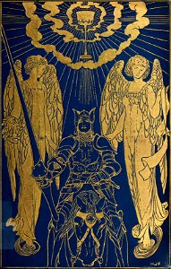 The book of romance - illustration at binding