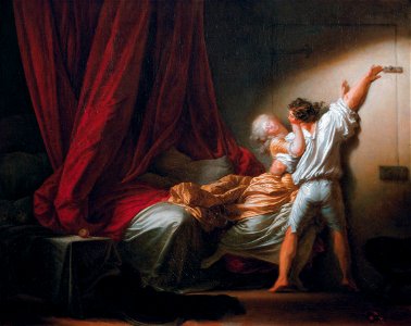 The bolt, by Jean-Honoré Fragonard