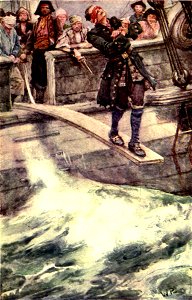 The Bookman RLS special 1913 color plate facing page 176
