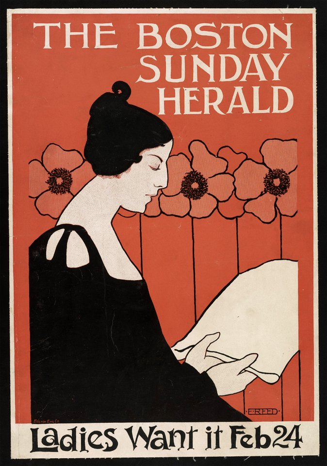 The Boston Sunday Hearld - ladies want it Feb. 24 - Boston Eng. Co. ; E. Reed. LCCN2014645311