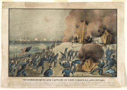 The bombardment and capture of Fort Fisher, N.C. Jany. 15th 1865 LCCN2013646578