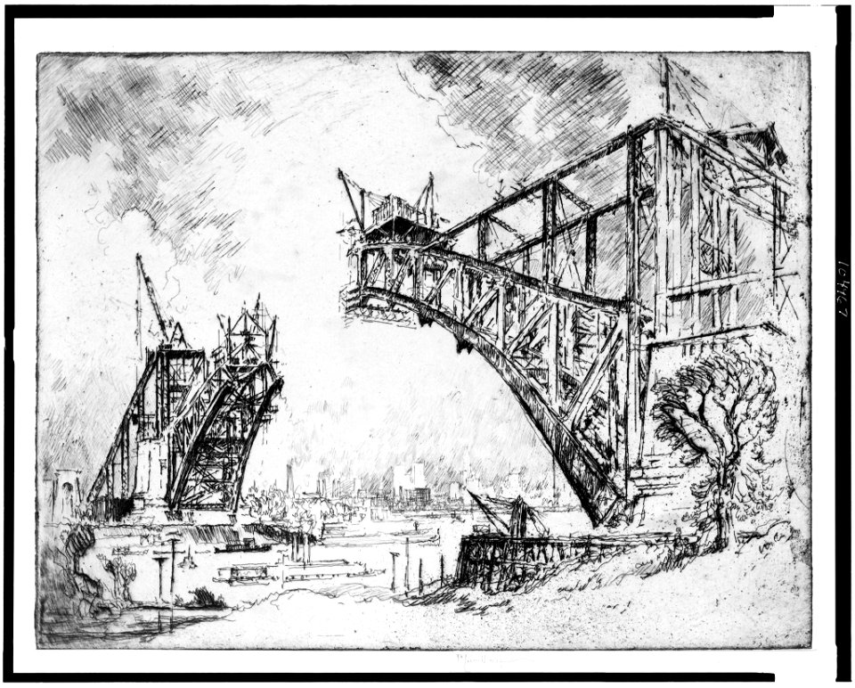 The Bridge at Hell Gate) - J. Pennell LCCN91482955