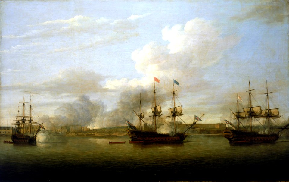 The Capture of Chandernagore, March 1757 RMG BHC0378
