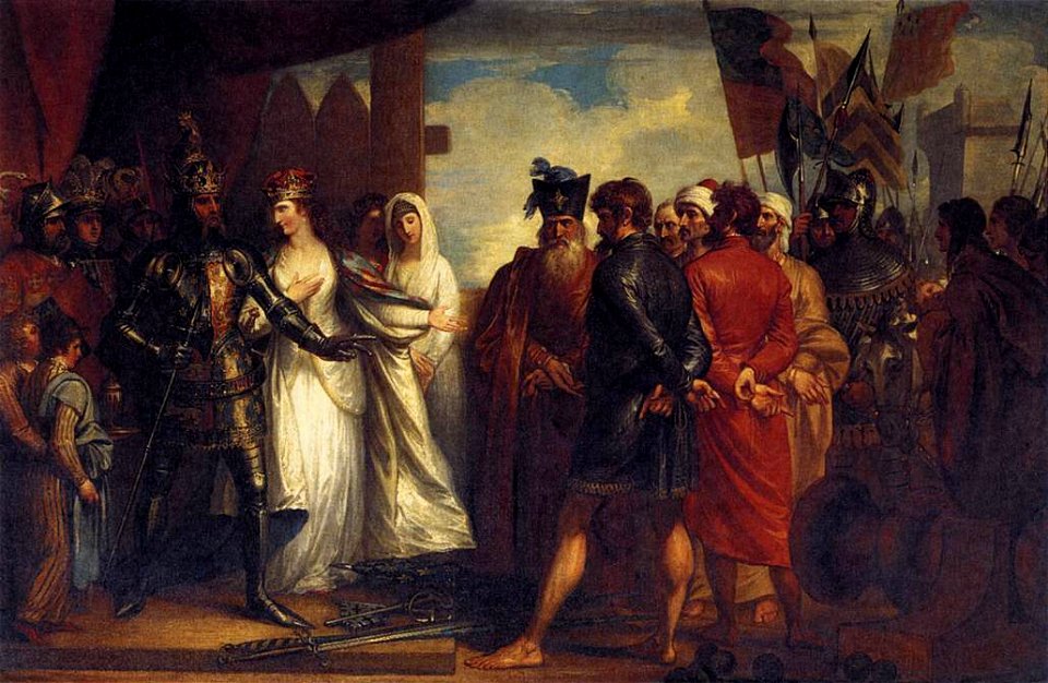 The Burghers of Calais 1789 Benjamin West