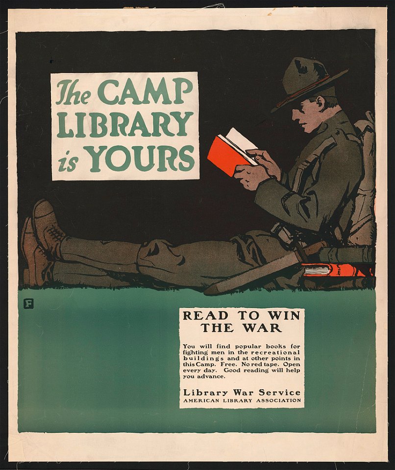 The camp library is yours - Read to win the war - F. LCCN2002709066
