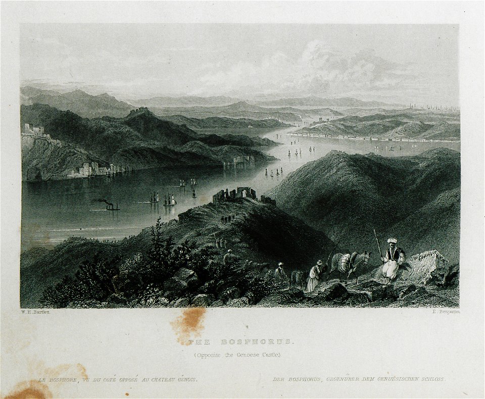 The Bosphorus (Opposite the Genoese Castle) - Pardoe Julia - 1838