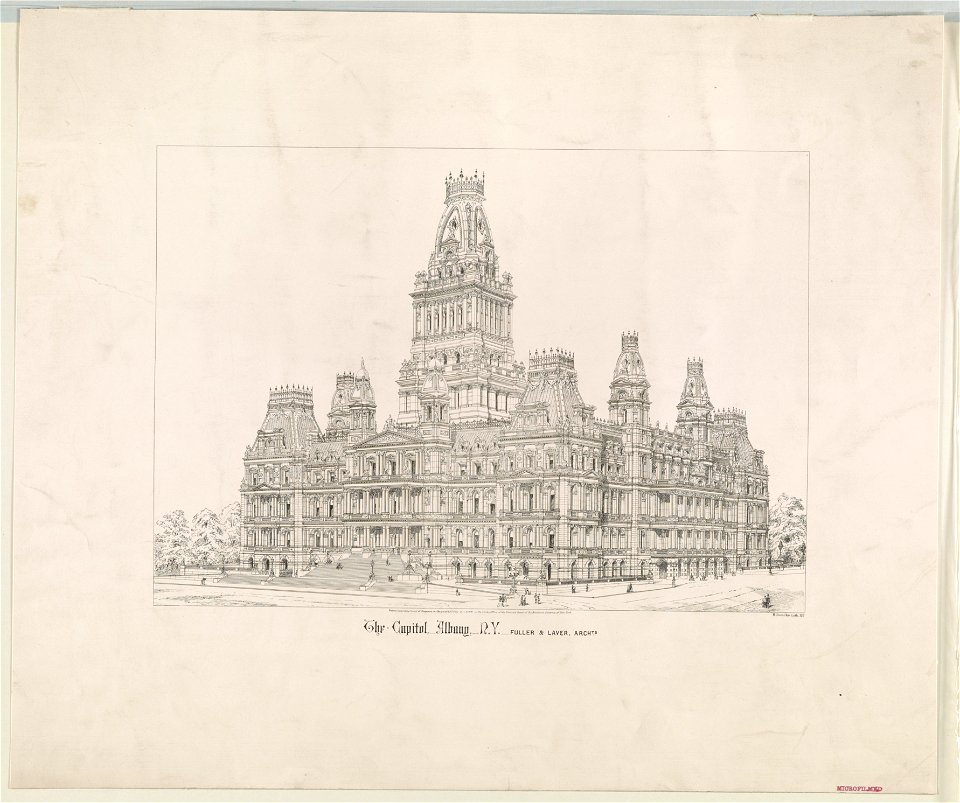 The capitol, Albany, Fuller & Laver, Archts LCCN2003680075